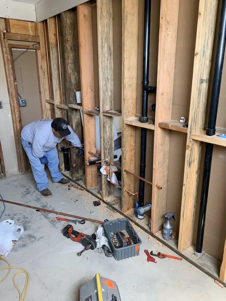 Commercial rough-in plumbing for Water Heater Replacement in Downtown Ventura